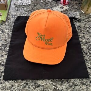 Melin - Oddyssey Hydro - Orange 'Have More Fun' Cap - Classic Size